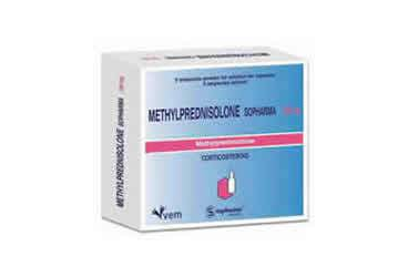 METHYLPREDNISOLONE SOPHARMA 40 MG ENJEKSIYONLUK SOLUSYON HAZIRLAMAK ICIN LIYOFILIZE TOZ ICEREN AMP.+ENJEKSIYONLUK SU ICEREN 10 AMPUL